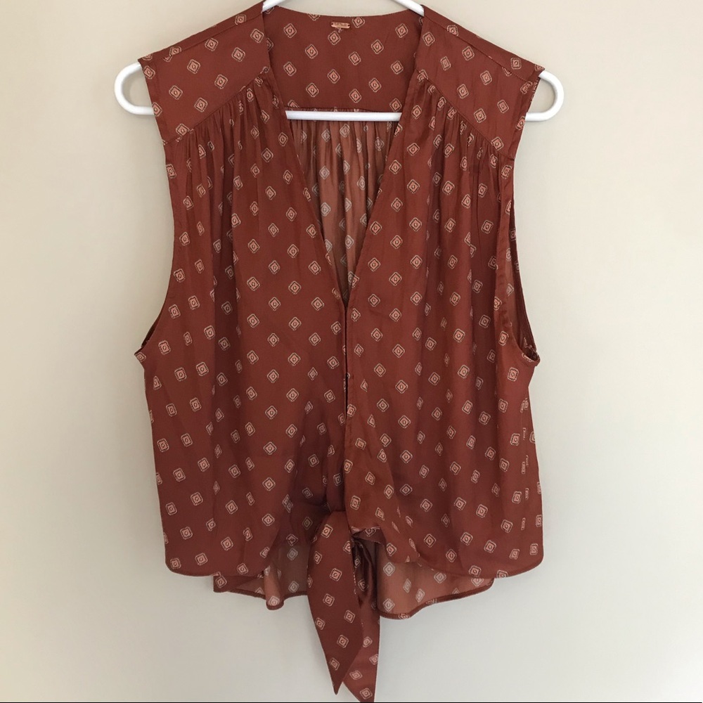 Free People Mornings in Marrakesh Sleeveless Top